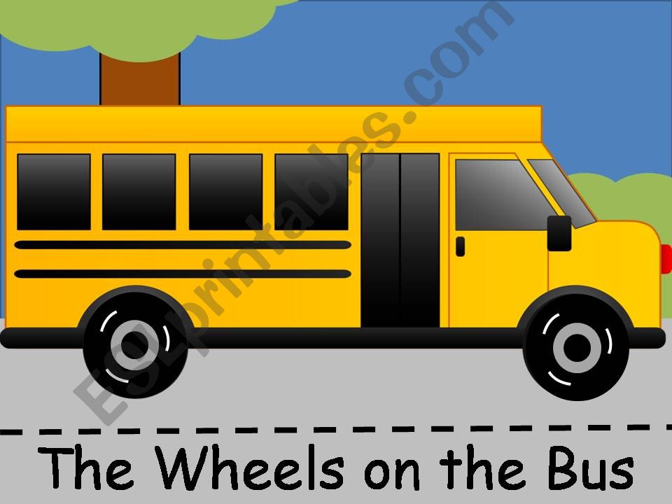 Song animation - The Wheels on the Bus - Horn