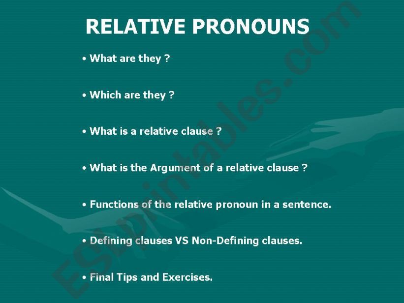relative pronouns powerpoint