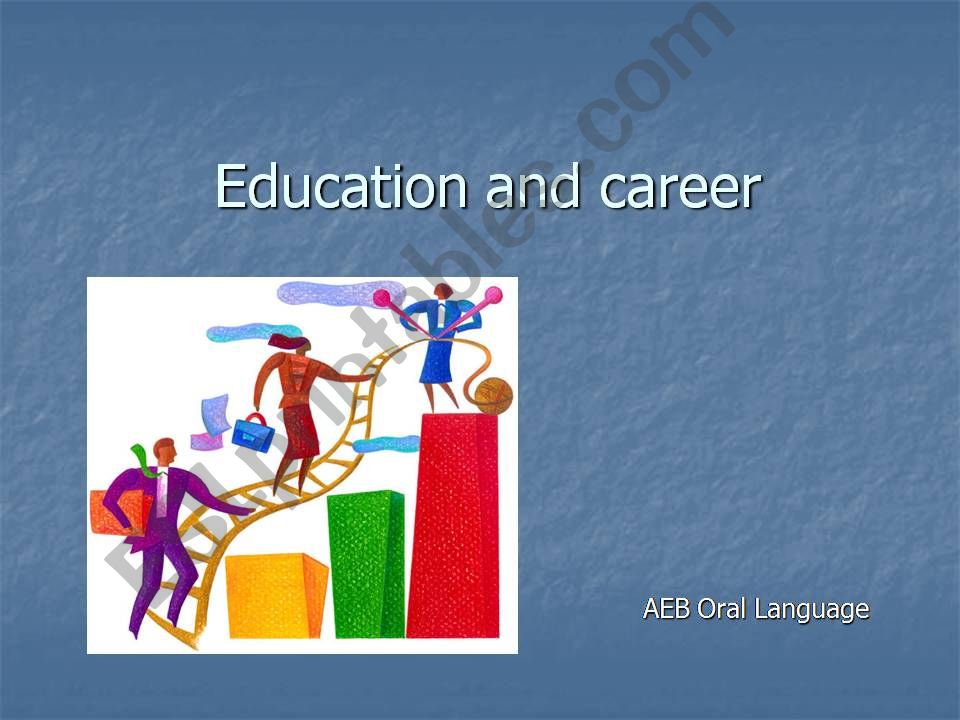 Talking about education and career