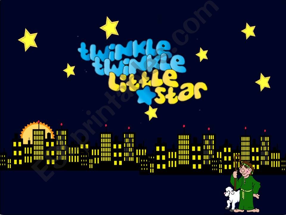 Twinkle twinkle little star powerpoint