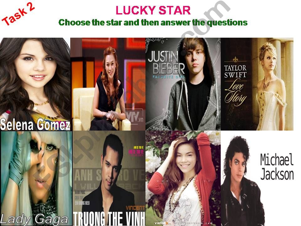 LUCKY STARS powerpoint