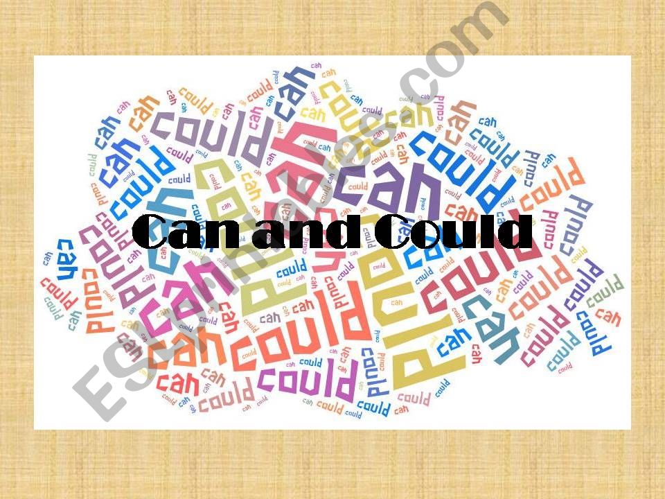 Can/ Could powerpoint