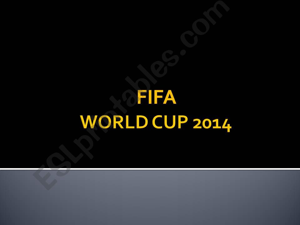 World Cup 2014 powerpoint