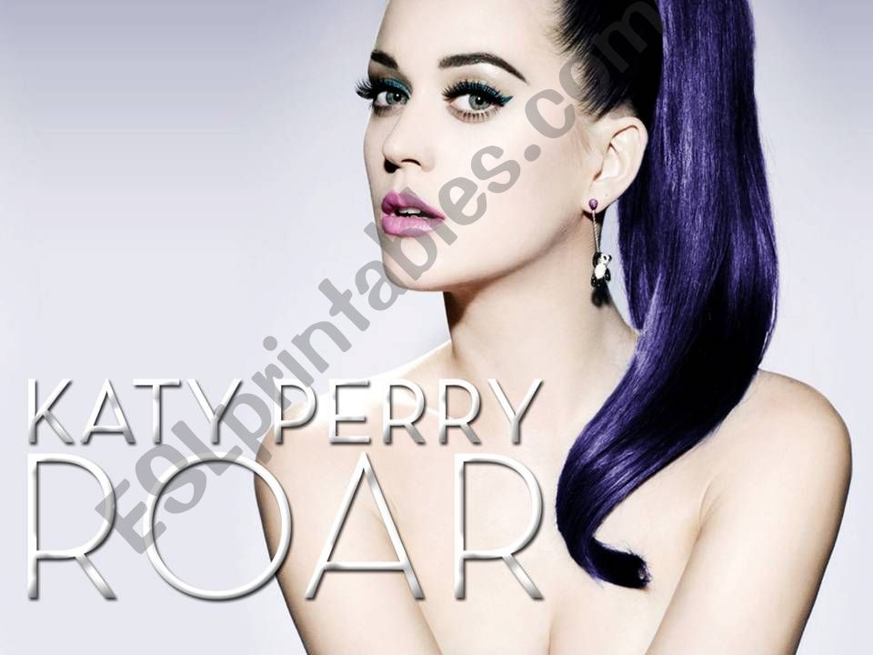 Roar - Katy Perry powerpoint
