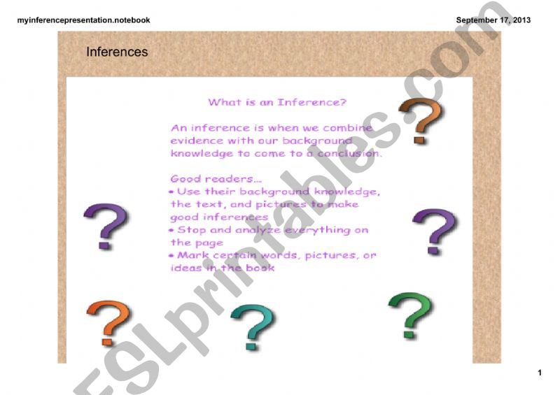 Making Inference powerpoint