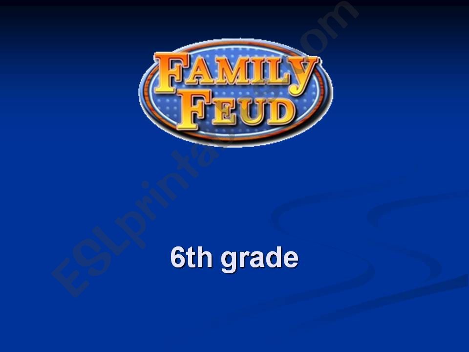 Family feud quiz show powerpoint