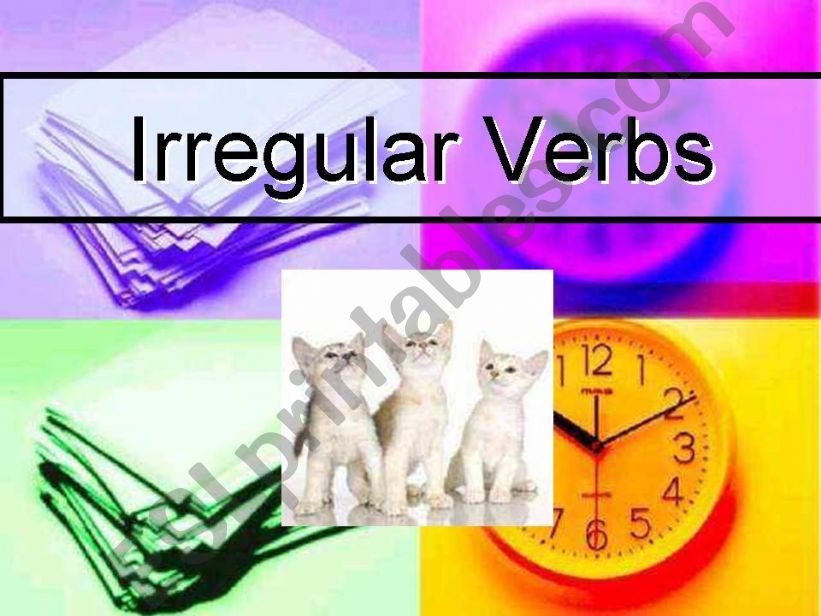 Irregular Verbs powerpoint