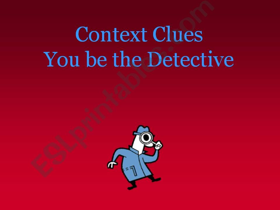 Context Clues powerpoint