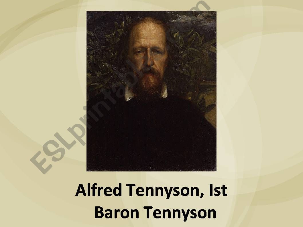 Alfred Tennyson powerpoint