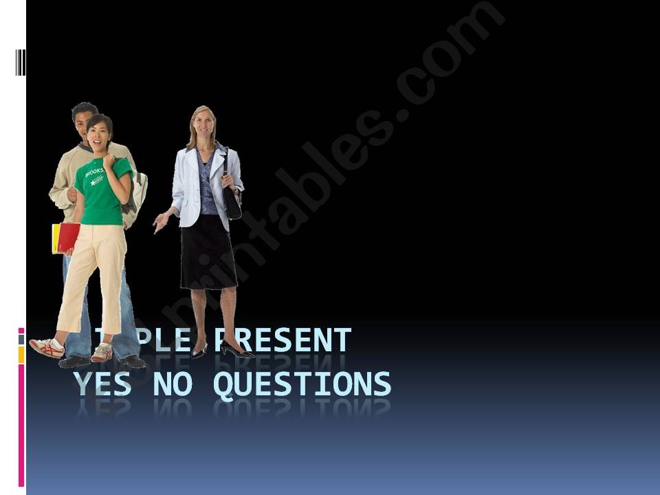 present simple yes no questions