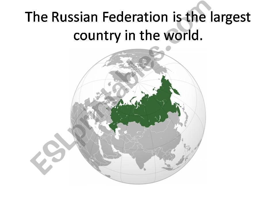 Interesting facts about the Russian Federation