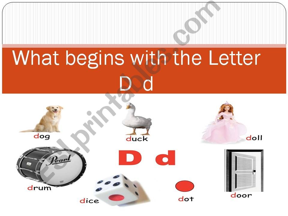 Phonic D d powerpoint