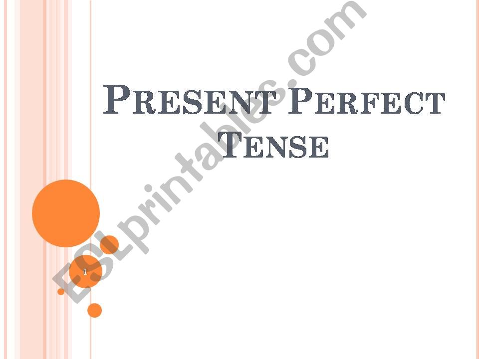 present perfect powerpoint