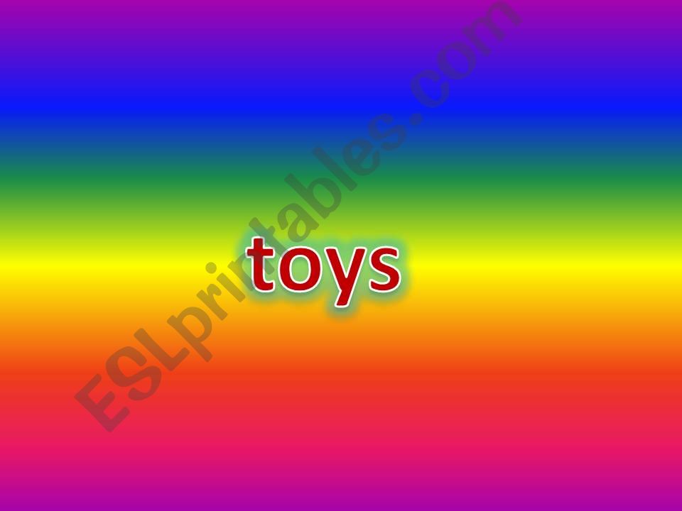 Toys powerpoint