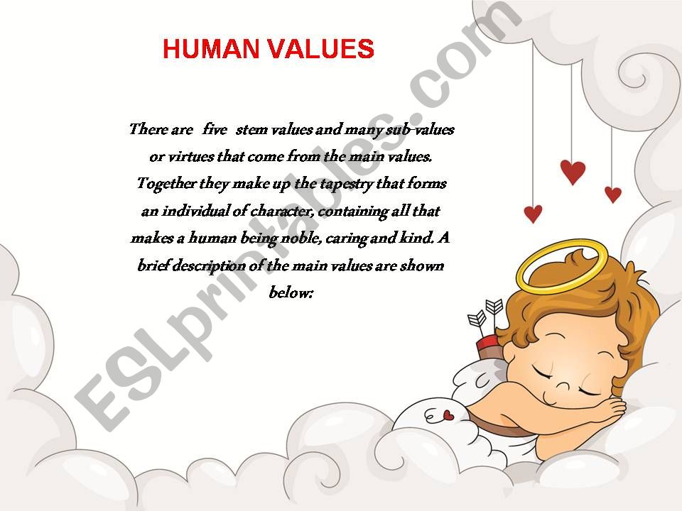 human values powerpoint