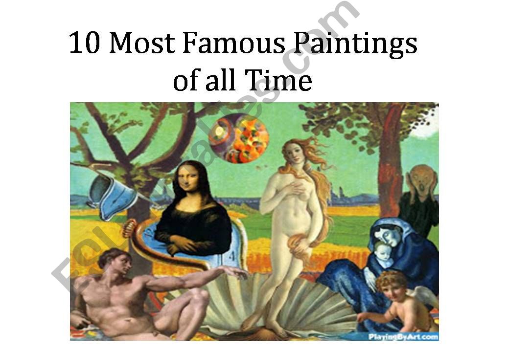 10 most famous paintings powerpoint