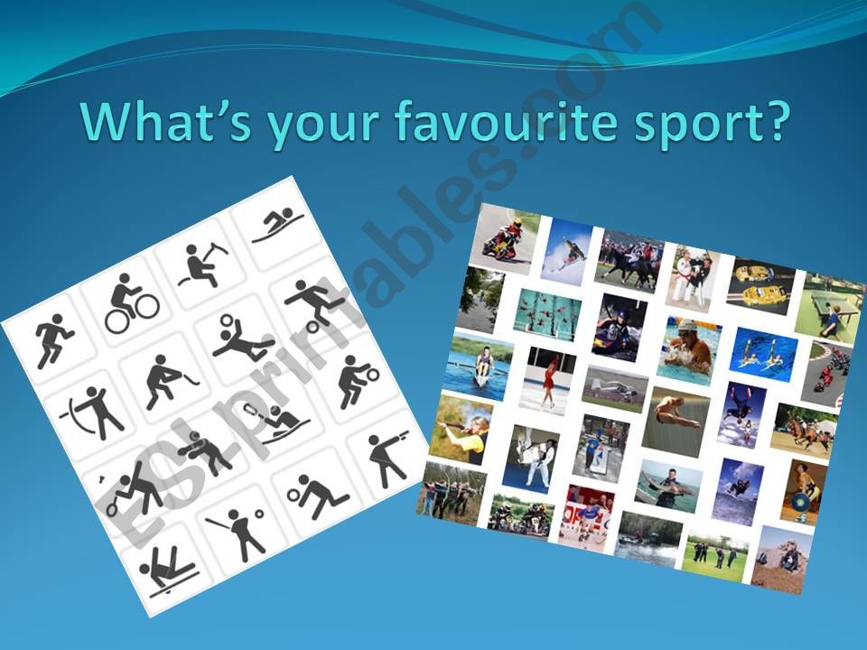 whats your favourite sport? powerpoint