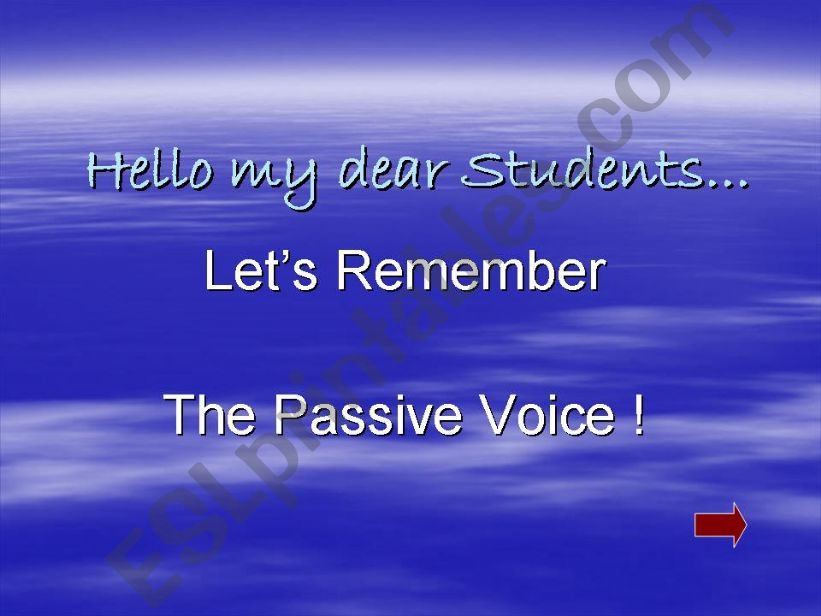 The Passive Voice powerpoint