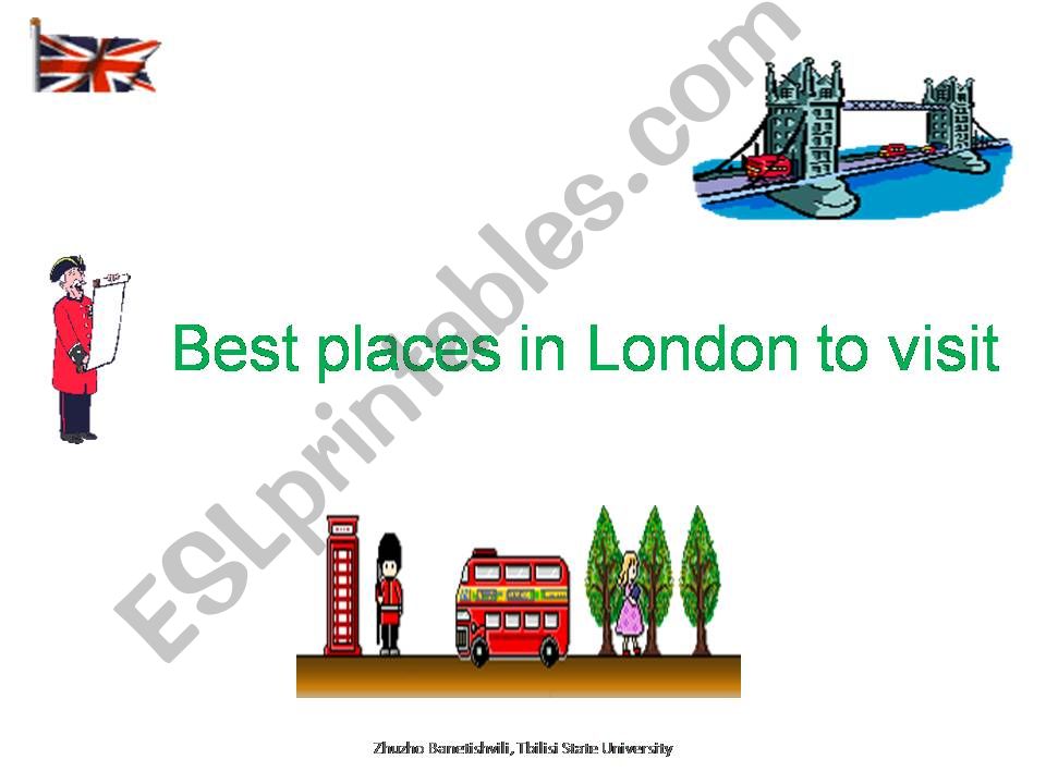 Places in London  powerpoint