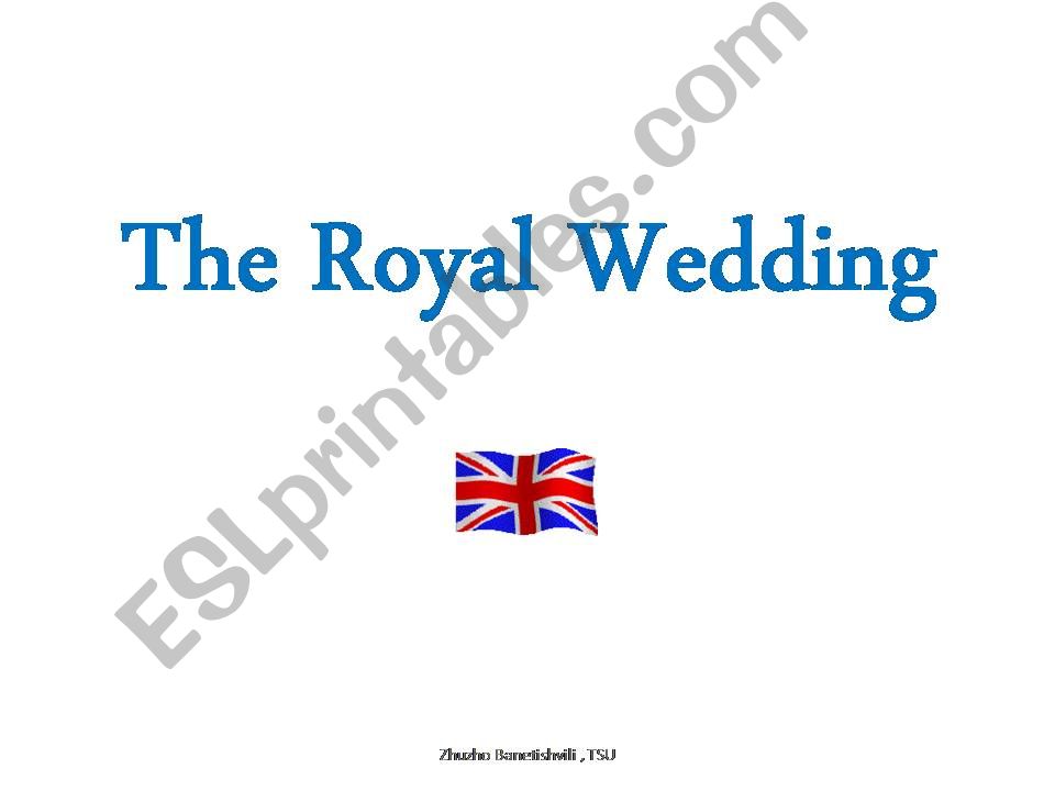 The Royal Wedding  powerpoint