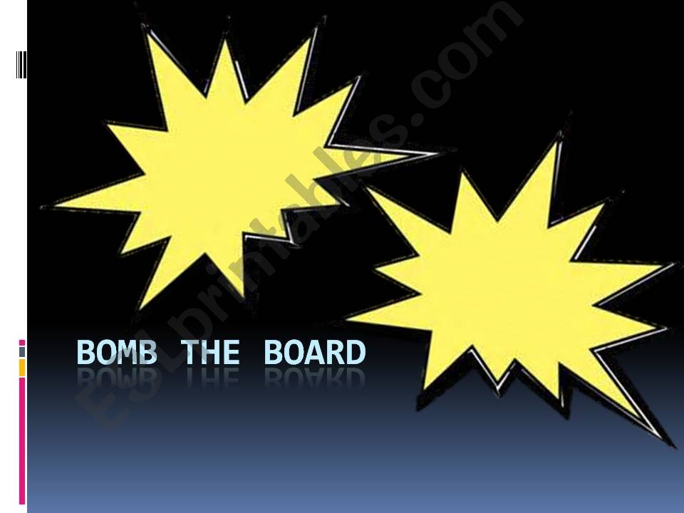 Bomb The Board powerpoint