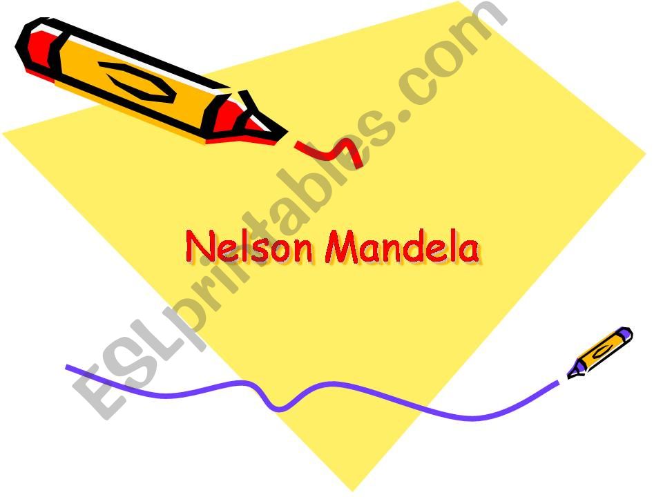 Nelson Mandela powerpoint