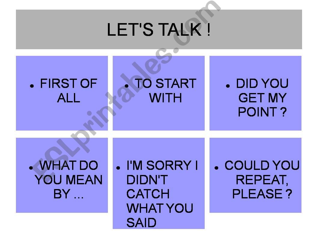 lets talk powerpoint