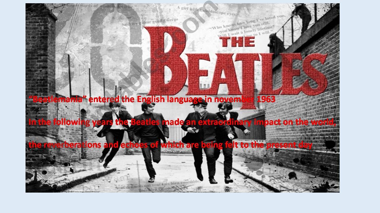 The Beatles - quick facts powerpoint