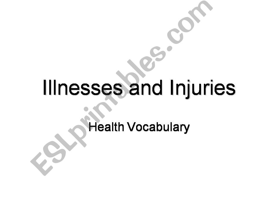 illnesses powerpoint