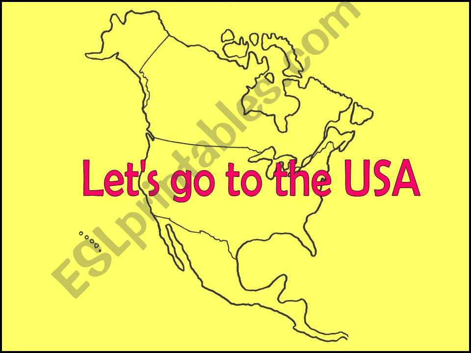 Lets go to the USA (Part 1) powerpoint