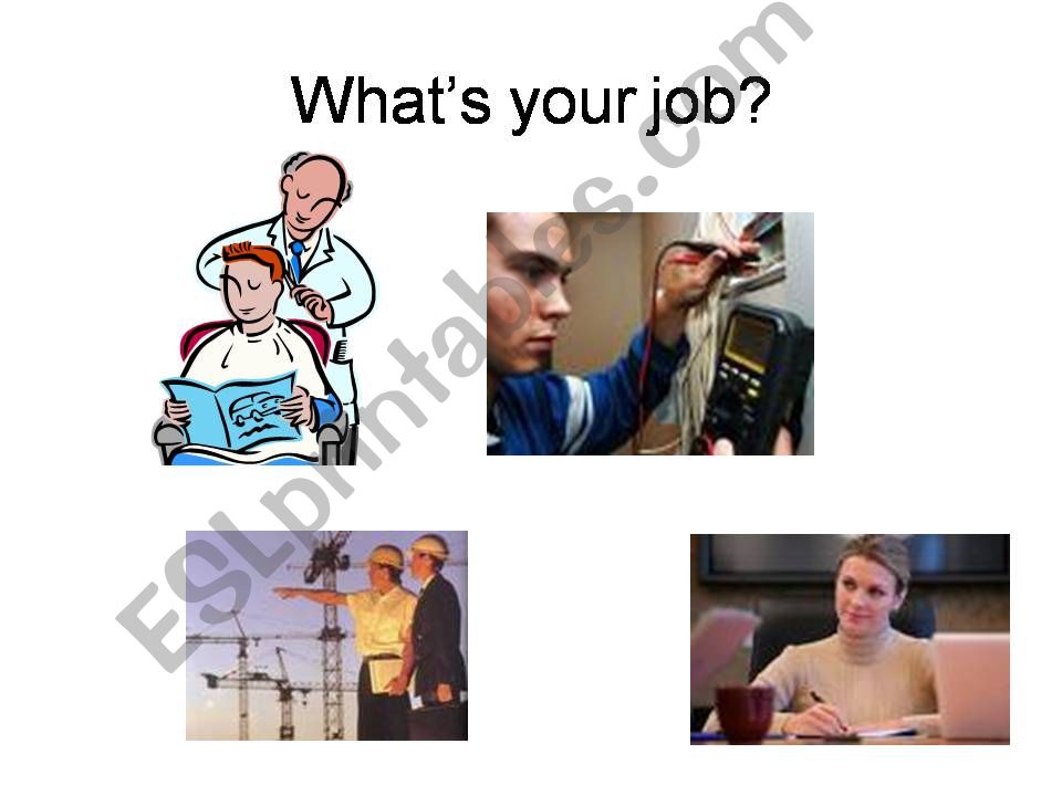 Whats your job? powerpoint