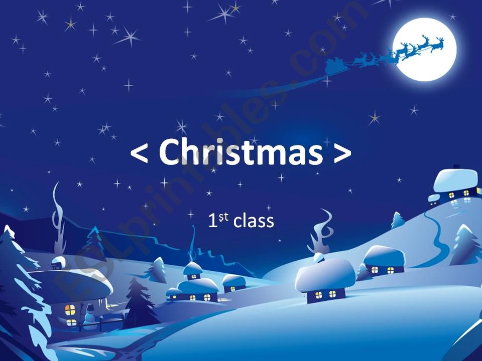 Christmas Theme clss powerpoint