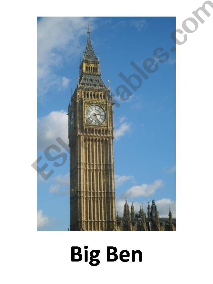 London Vocabulary with Pictures