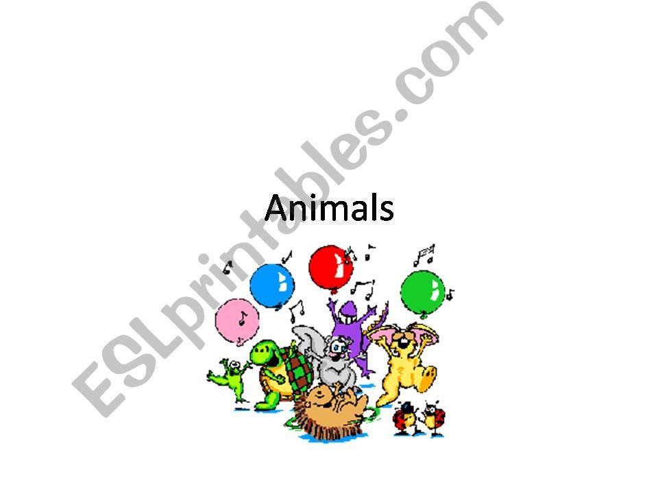 animals powerpoint