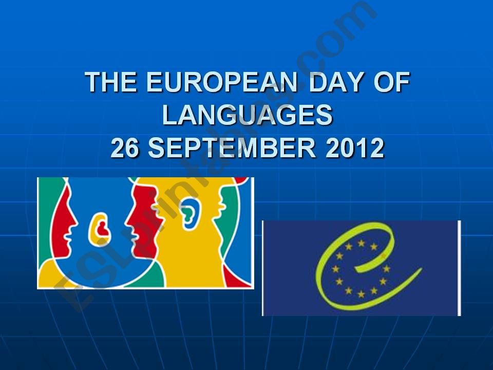 European Day of Languages powerpoint