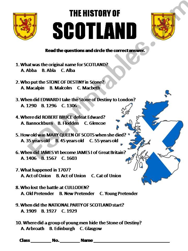 History of Scotland powerpoint