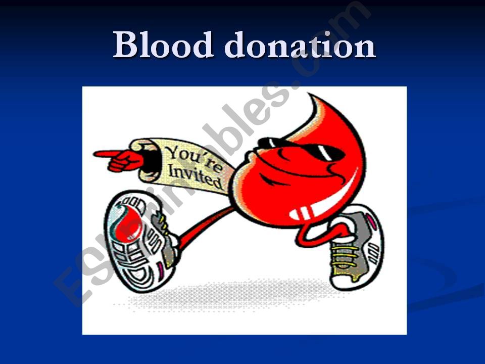 Become A Blood Doner powerpoint