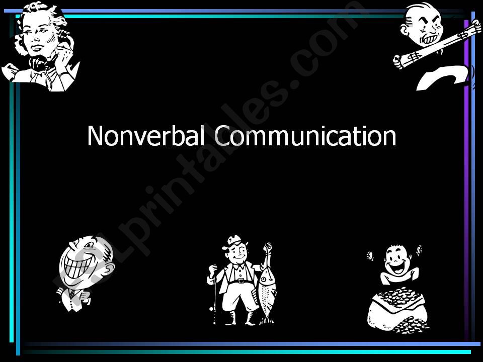 Nonverbal behavior powerpoint