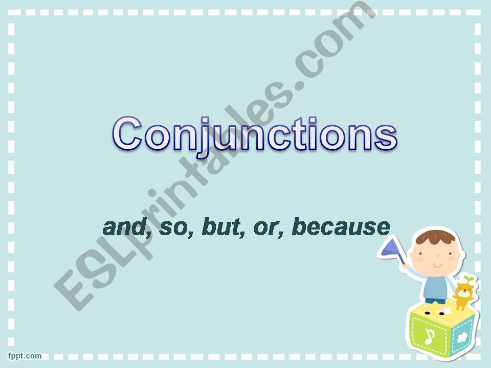 Conjuctions powerpoint