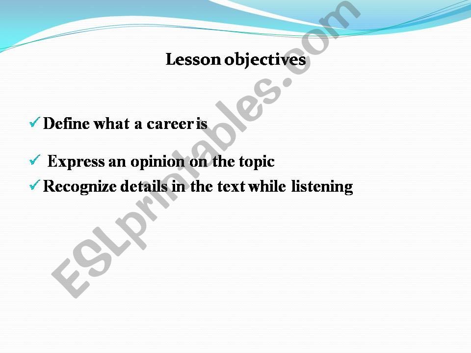 career powerpoint