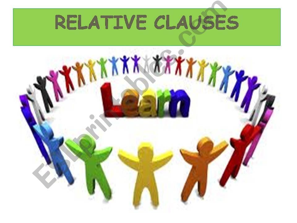 Relative clauses powerpoint