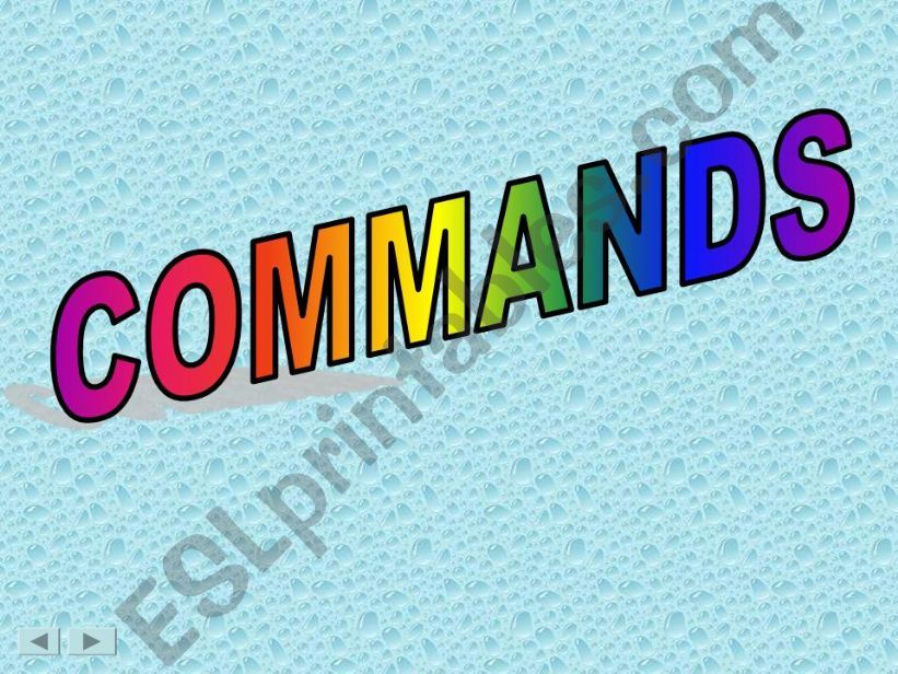 commands powerpoint