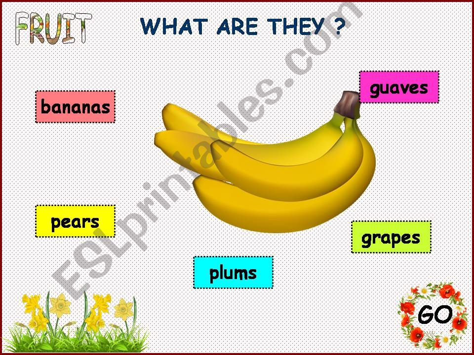FRUIT GAME 6 powerpoint