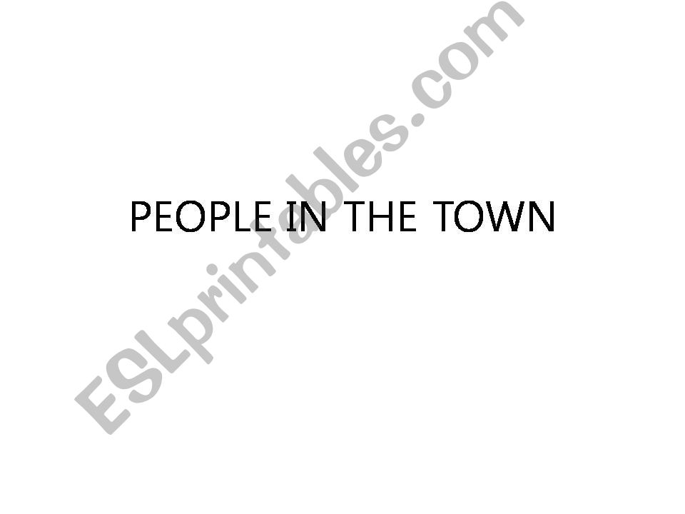 Town powerpoint