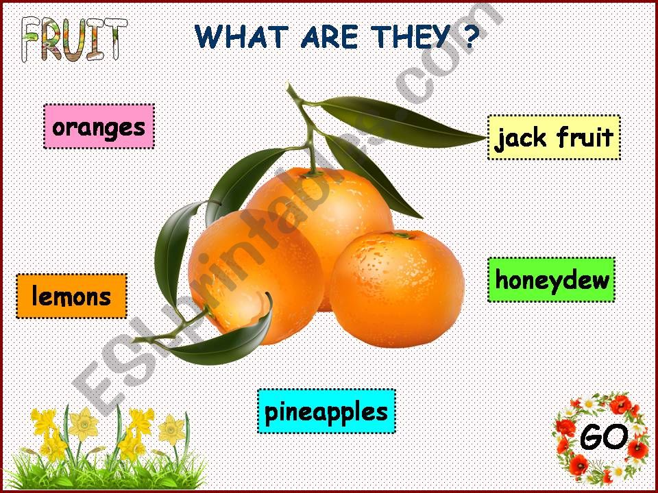 FRUITS GAME 8 powerpoint