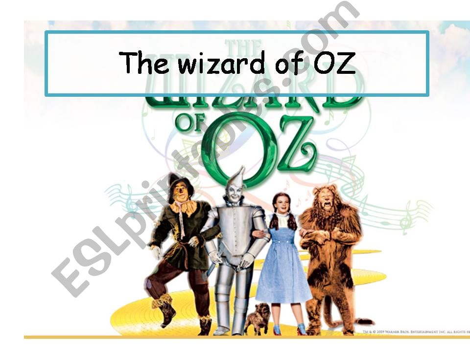 The wizard of Oz story_True or Flase quiz
