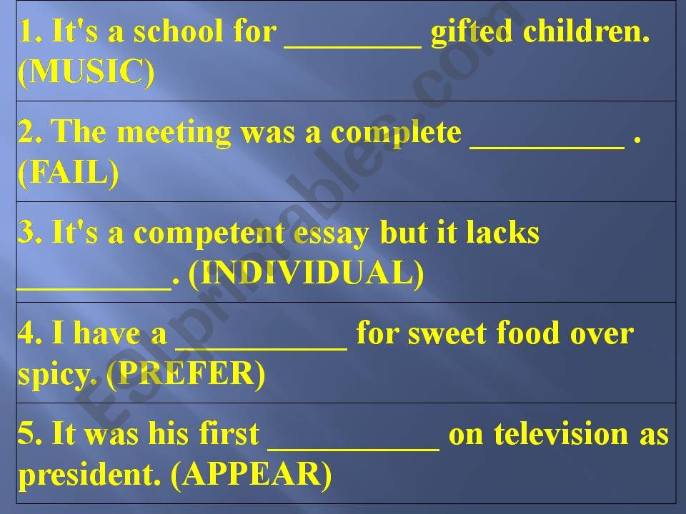 Use of English. Part 2 powerpoint