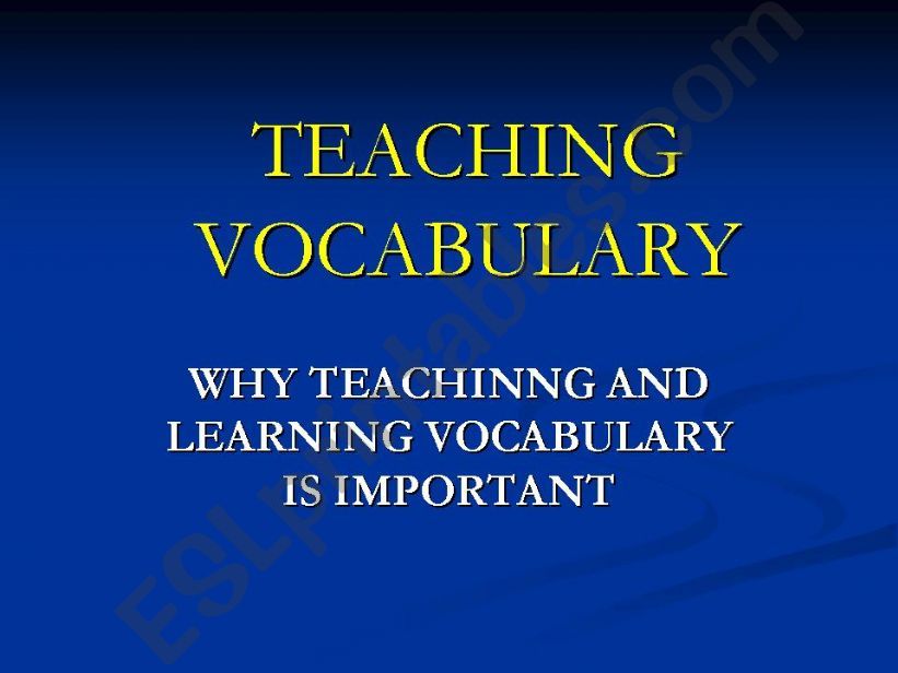 how to teach vocab in communicative approach (part1)