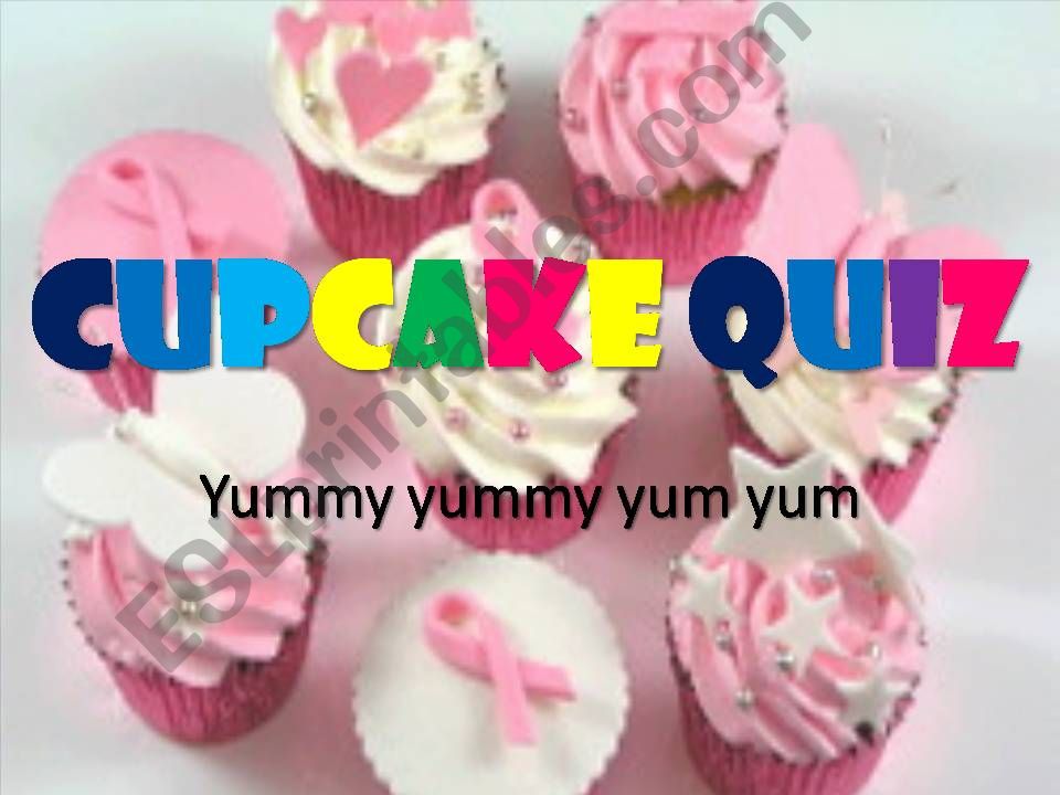 Word Speed Game (Cupcake) powerpoint