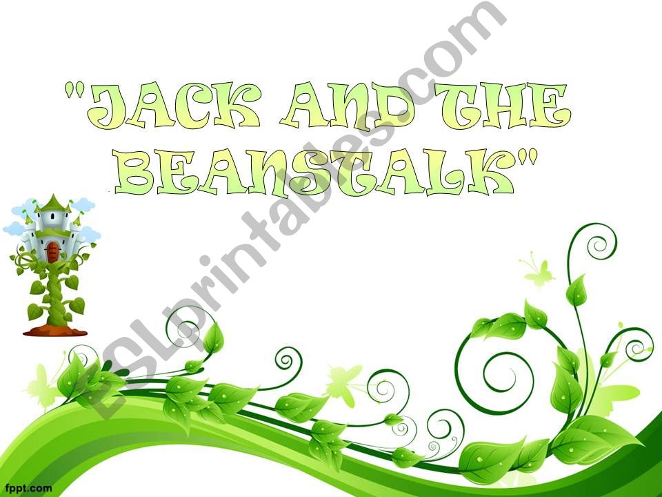 JACK AND THE BEANSTALK powerpoint